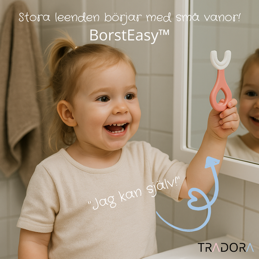 BorstEasy™- U-formad tandborste för små munnar
